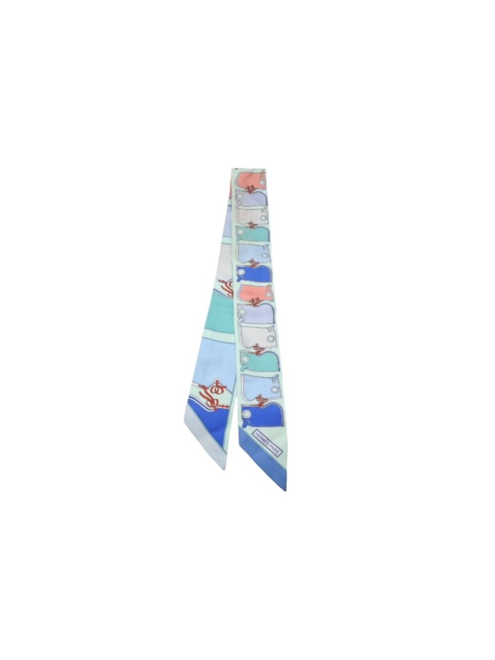 Hermes Twilly Camaille Green Multicolor Scarf